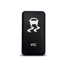 CH4X4 Push Switch for Toyota Tacoma, FJ Cruiser, Land Cruiser, Fortuner, Hilux, 4Runner, Prado 12V 3Amp - VSC Symbol - White LED