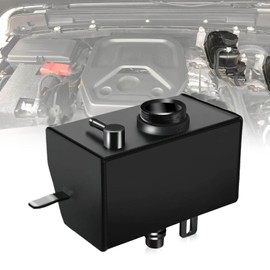 Ryansunoro Engine Coolant Reservoir Tank for Jeep JLU 2018-2024, Aluminium Alloy Front Engine Coolant Reservoir Tank for 2020-2024 Gladiator JT 2.0&3.6L Model, Replacement# 68364312AC