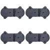 4 Pack 5.5 Inch Black Wrought Iron Hinges - Hand