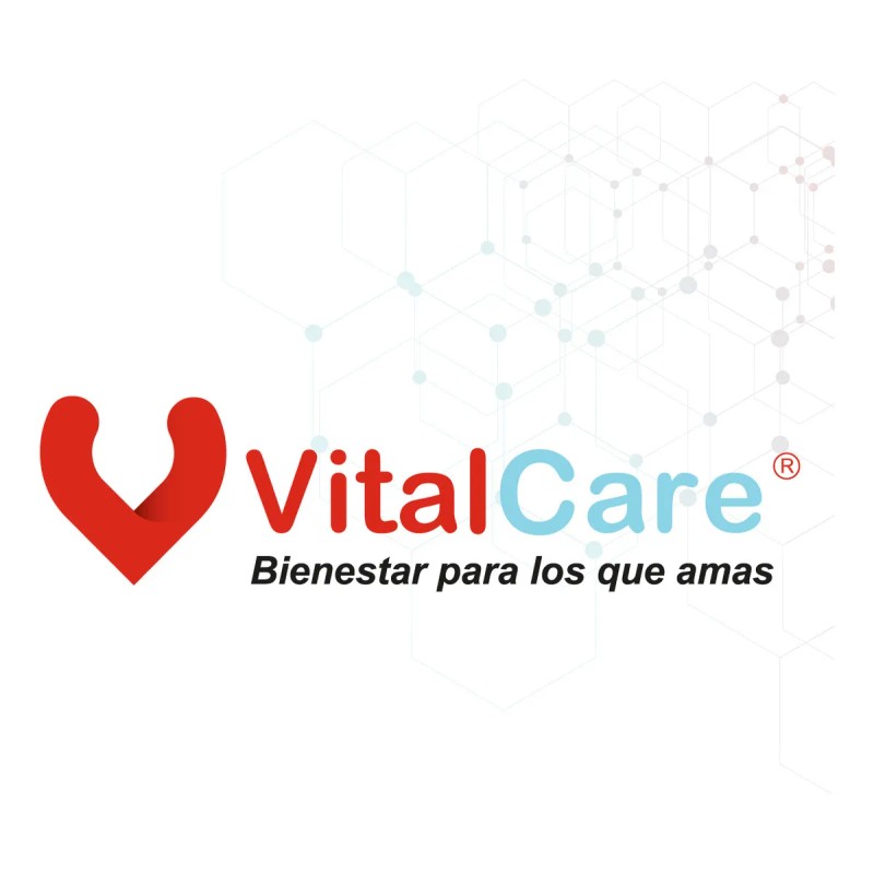 50 Tiras Reactivas Para Medidor De Glucosa Vitalcare 310 Color