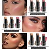 MAEPEOR Cream Blush Stick 15 Colors Lightweight Blendable Contour Highlighter