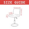 LightInTheBox Bar Stool Cover Square Swivel Barstool Chair Seat Velvet