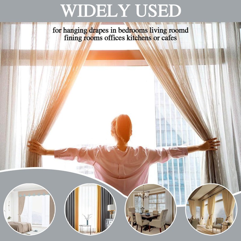 Openable Curtain Rings with Eyelet,24PCS Curtain Rings,Drapes Rings 3 in