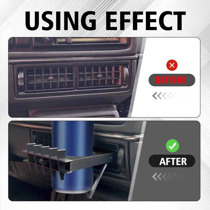 JERICMOTO Cupholder Drink Holder For VW Golf 2 Mk2/VW Jetta