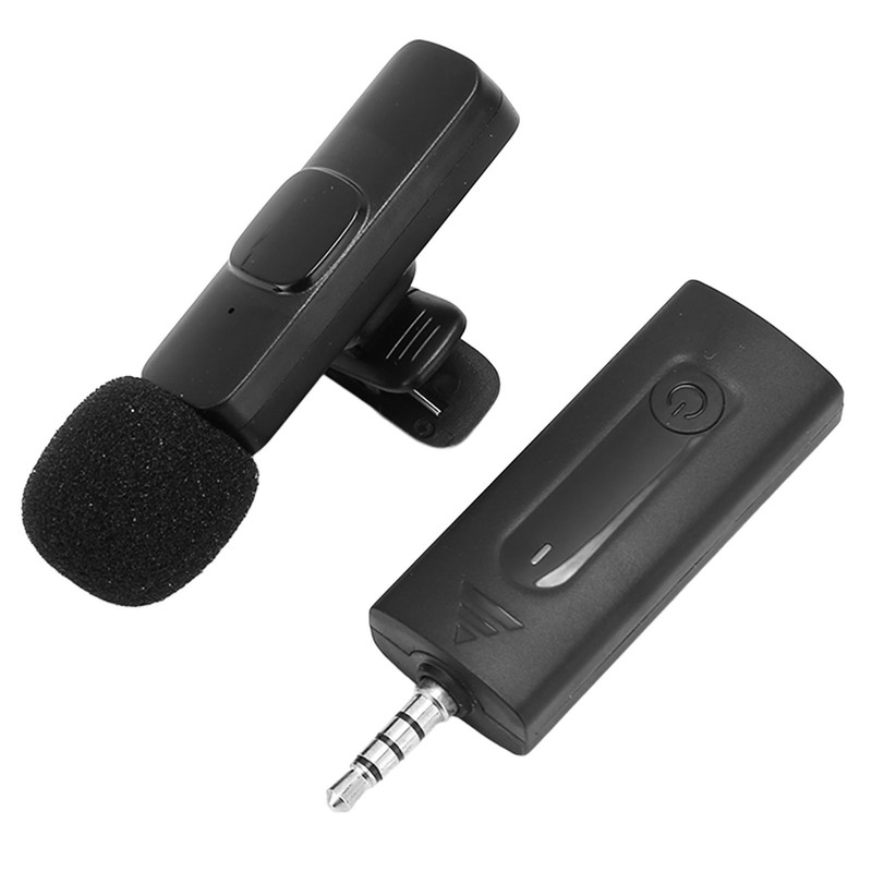 Wireless Lavalier Microphone Professional Plug and Play Noise Reduction Mini