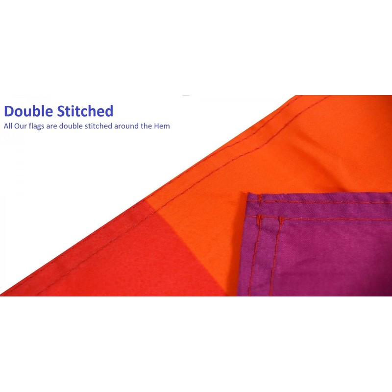 Gay Pride Bear Flag 5 x 3 FT 100% Polyester