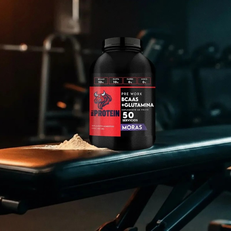 Aminoácidos Bcaas Glutamina Bull Protein Varios Sabores