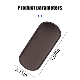 Mandark Car Knee Cushion Pad, Leather Memory Foam Vehicle Door Armrest Pillow for Leg Elbow, Comfort Auto Interior Center Console Thigh Support Mat Accessories, Universal for Most Cars (Brown)