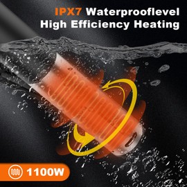 Karienvir Sous Vide, Sous Vide Machine 1100W, Sous Vide Cooker IPX7 Waterproof Immersion Circulator, Sous Vide Water Baths Temperature(10℃~90℃) & Timer Control,Portable Sous Vide Easy Storage