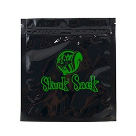 SKUNK SACK Pack of 5 Smell Proof Resealable Bags - 4 sizes to choose from (X Large: 215mm x 250mm)