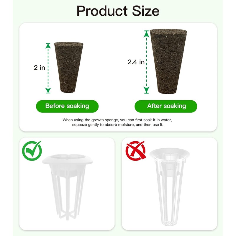 Seed Pods Kit for Hydroponics Growing System, Seed Starter Pods