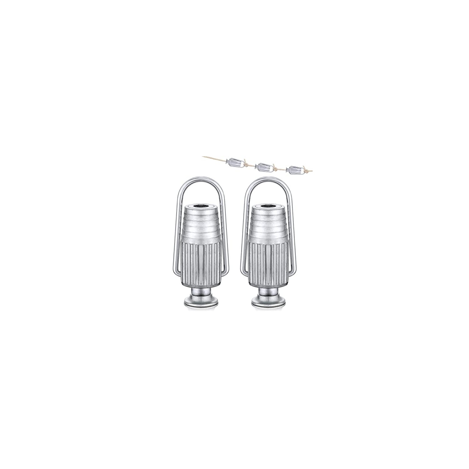 2 Pcs Clothesline Line Tightener Metal Clothesline Tightener Clothes ...
