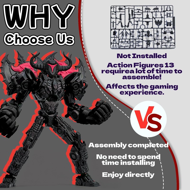 Navoxa 8in 3D Printed Articulated Dummy Robot Action Figures 13