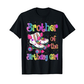 Brother Birthday Rolling Skate Birthday family Party T-Shirt