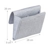 Relaxdays Bed Bag, for Hanging, 5 Compartments, Storage Bed &