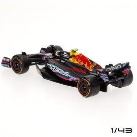 Bburago Burago Set of 2 Model Cars Formula 1 Max Verstappen Sergio Perez Oracle Red Bull Racing RB19 Scale 1/24 Scale Model Car Miniature Collection F1 3+ Years (78004)