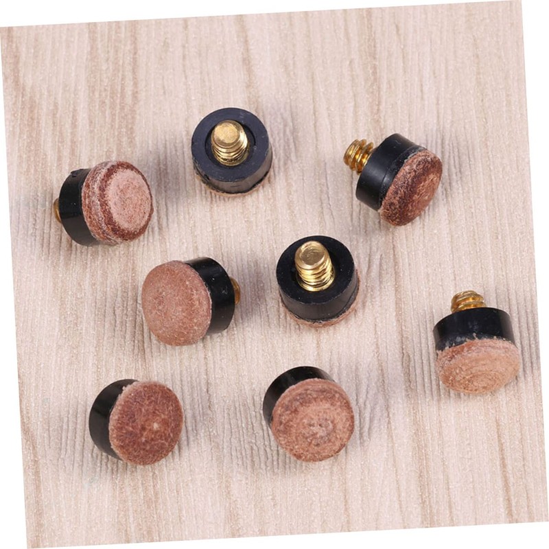 OHPHCALL 20pcs Billiard Tips Replacement for Pool Sticks Snooker Tip
