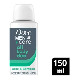 Desodorante Corporal en Aerosol Dove Aloe & Bamboo 150 ml