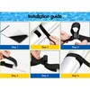 ALFORDSON Pool Cover Roller 8PCS Straps Kit Solar Swimming Pool
