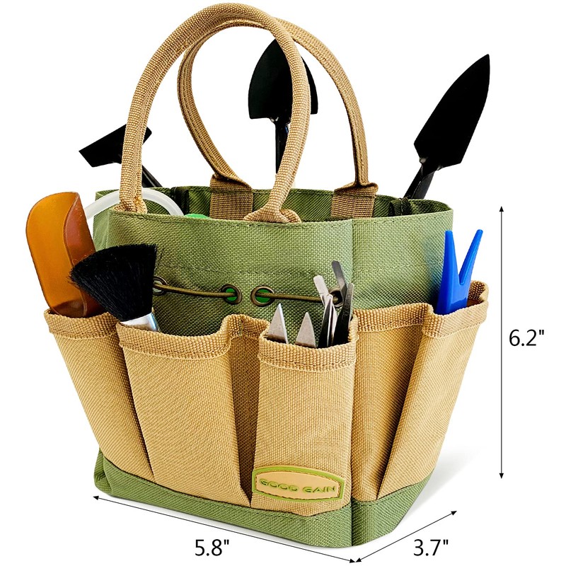 G GOOD GAIN Garden Succulent Kit with Organizer Bag, 14