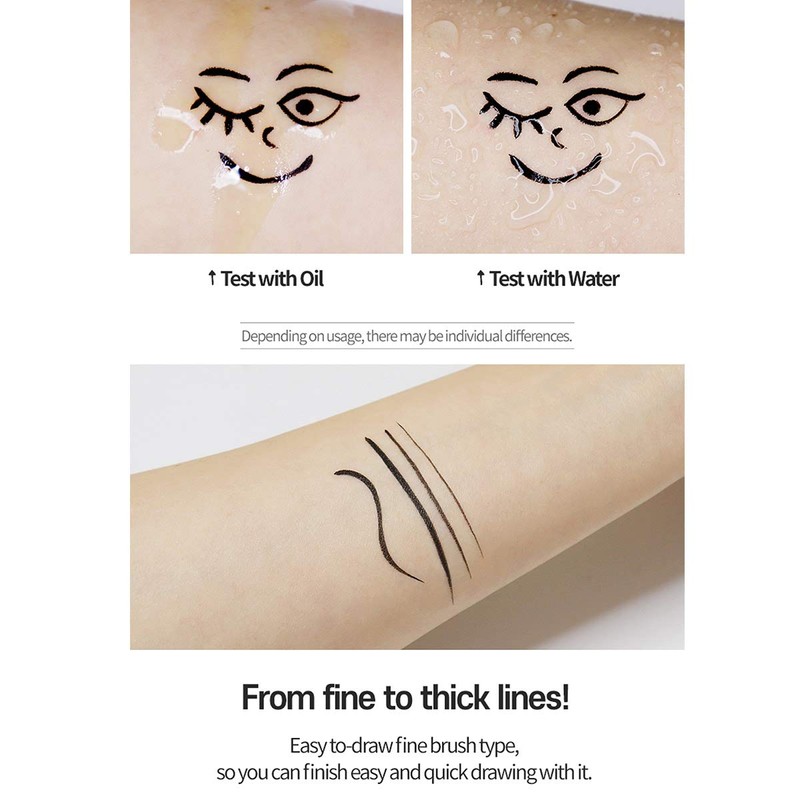 LIPHIP Liquid EyeLiner, Smudge proof Eyeliner, Sharp fine liquid Eyeliner