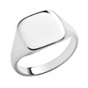 Sterling Silver Heavy Signet Ring size M N O P
