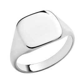 Sterling Silver Heavy Signet Ring size M N O P Q R S T U V W X Y Z Mens & Ladies (Y)