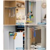 Pull Out Broom Holder, Multifunctional Slide Broom And Mop Storage/Organizer