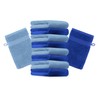 10 Piece Set Wash Mitts Premium Colour: royal blue and