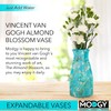 MODGY - Jarrón de flores expandible de plástico moderno para