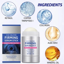 2 Stück Kollagen-Peptide Straffendes Serum-Stick Kollagen Peptide Serum Retinol Stick Kollagen Gesicht Collagenserum Reduzieren Sie Feine Linien Und Straffen Sie Die Haut