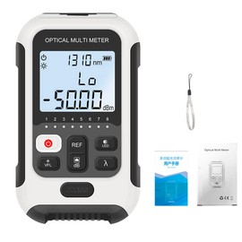 Portable Lightweight 3 in 1 Optical Power Meter High Accurancy Network Tester Digital Display Optical Fiber Tester with LED Light Type B