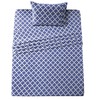 Lux Decor Twin Sheet Set, 3-Pc, Breathable Hotel Style Sheets,
