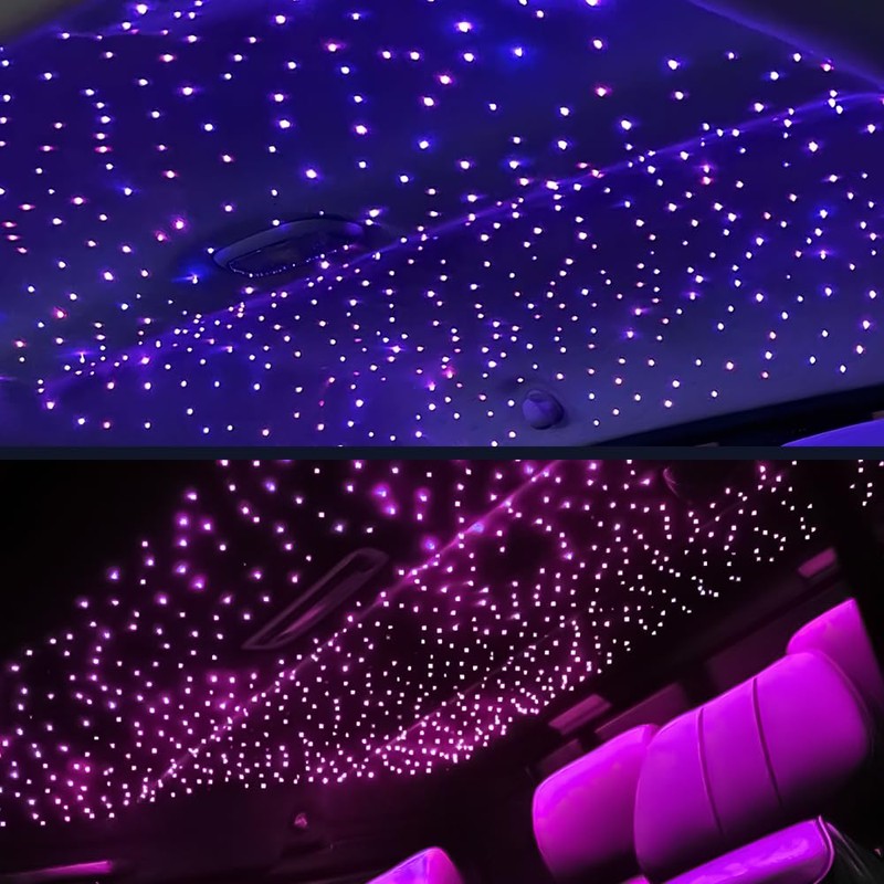 Twinkle Headliner Star Light, 16W 1000Pcs*0.03in*9.8ft Ceiling Fiber Optic Lights