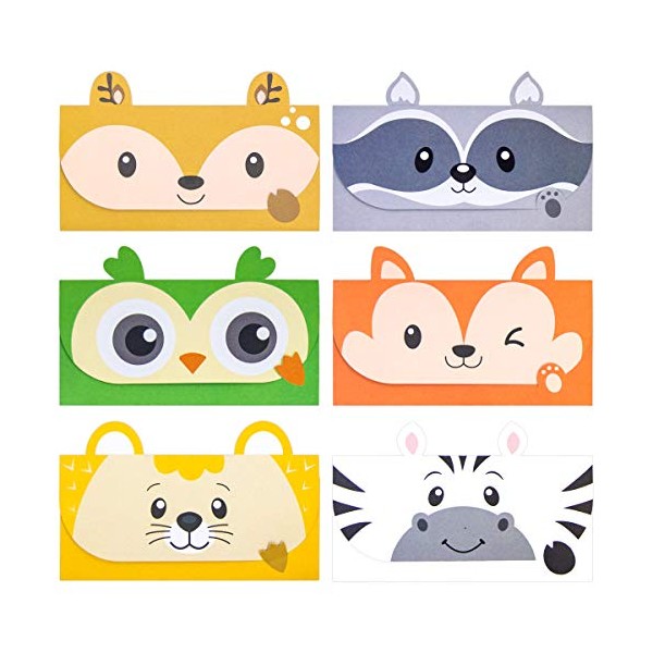 24 Pcs Letter Writing Stationery Paper Set Woodland Animal Design