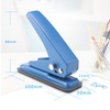 Single Handheld 1/4 Inches Hole Puncher, 20 Sheet Punch Capacity