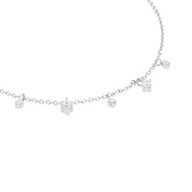 Amor 2028406 Women's Bracelet 925 Sterling Silver with Synthetic Zirconia 16 + 2 cm Silver Comes in Jewellery Gift Box, Precious Metal, Cubic Zirconia 1