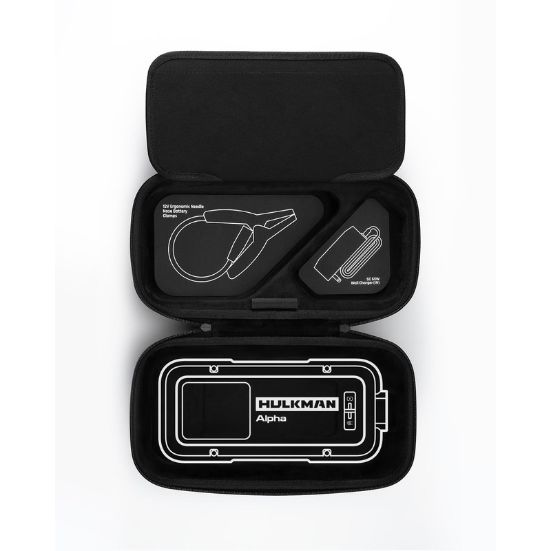 Hulkman Alpha Bagx Jump Starter Case, Hard EVA Protective Carrying