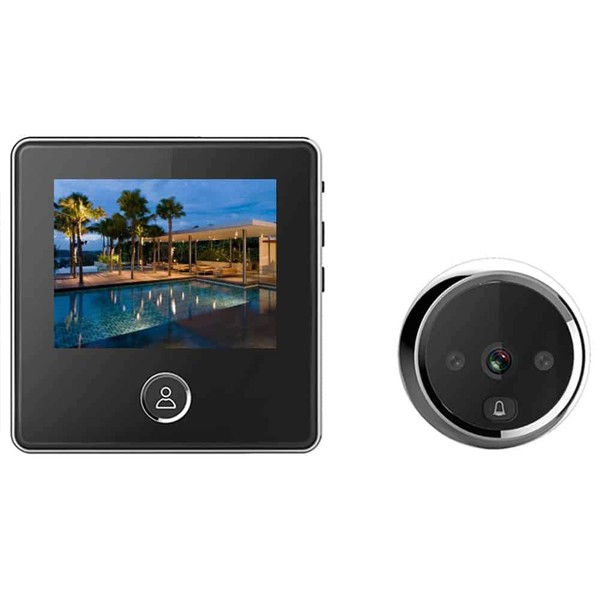 digitsea Video Door Viewer 1200mAh Build-in Lithium Battery Peephole viewer Build-in cyclic Storage Door Camera Outdoor Security Cam Door 3" LCD Screen 1MP Camera