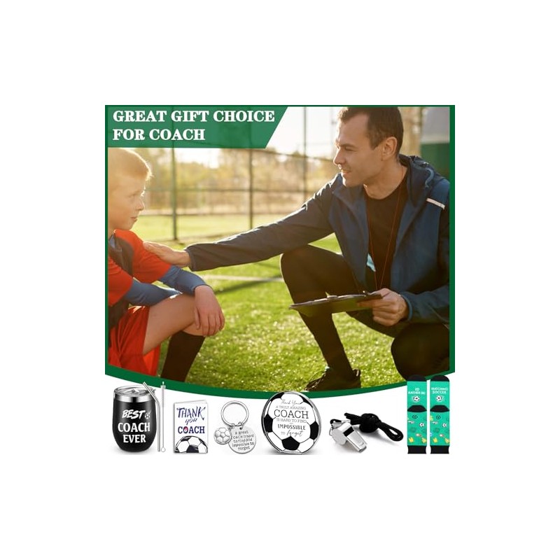 Soccer Coach Appreciation Gift Set - 6 Unique Items