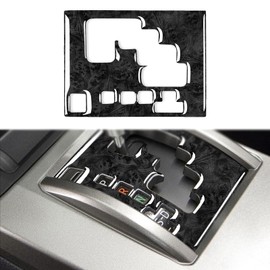 Neatblisser Carbon Fiber Center Control Gear Shift Panel Trim Cover for Toyota 4Runner SUV 2010-2024 (Marble Black - #2)