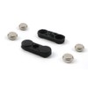 Battery Door Magnet，Retainer Kick Plate Latch Kit For Freightliner Cascadia