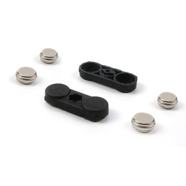 Battery Door Magnet，Retainer Kick Plate Latch Kit For Freightliner Cascadia 22-68677-000, 22-68678-000