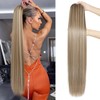 SEIKEA 32" Ponytail Extensions Drawstring Long Straight Fake Pony Tail