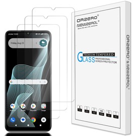 Orzero (3 Pack) Tempered Glass Screen Protector Compatible for Cricket Icon 6, Protector De Pantalla High Definition Anti-Scratch Bubble-Free