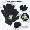 QKURT 6 Pairs Kids Gloves, Winter Knit Gloves Children Mitten