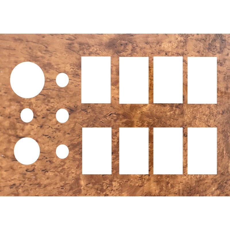 Boat Dash Panel Blanks, Boat Instrument Panel Blanks / 24