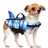 Dog Life Jacket,Cute Shark Dog Life Vest for Swimming Boating