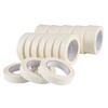Lichamp White Masking Tape 1 inch and 2 inch Wide,