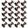 20 Set Leather Rivets Kit, Leather Snap and Rivet Flat